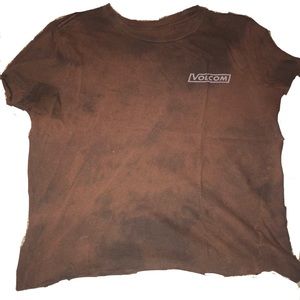 Bleached volcom tshirt